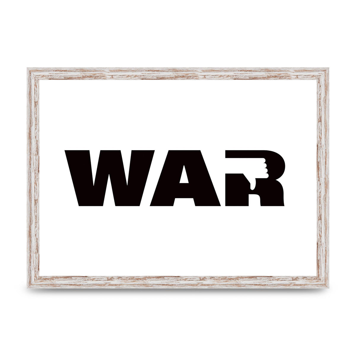 War" Art For The Home - A3 framed