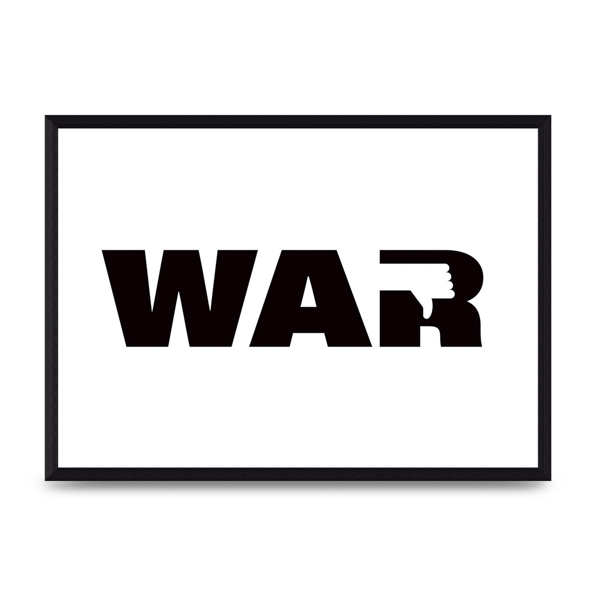 War" Art For The Home - A3 framed