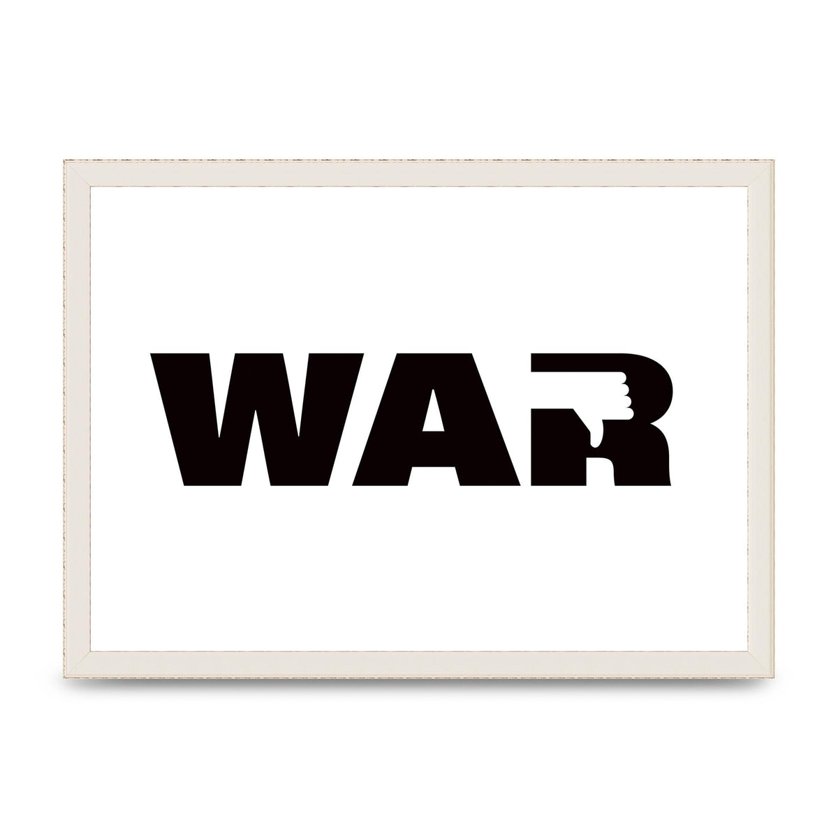 War" Art For The Home - A3 framed