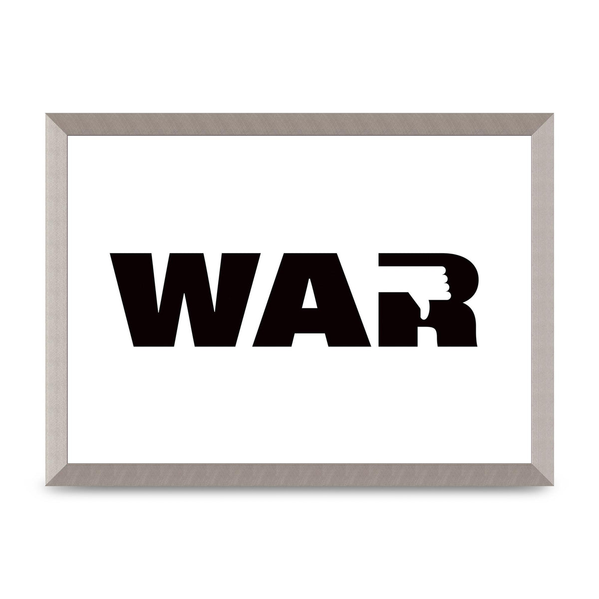 War" Art For The Home - A3 framed