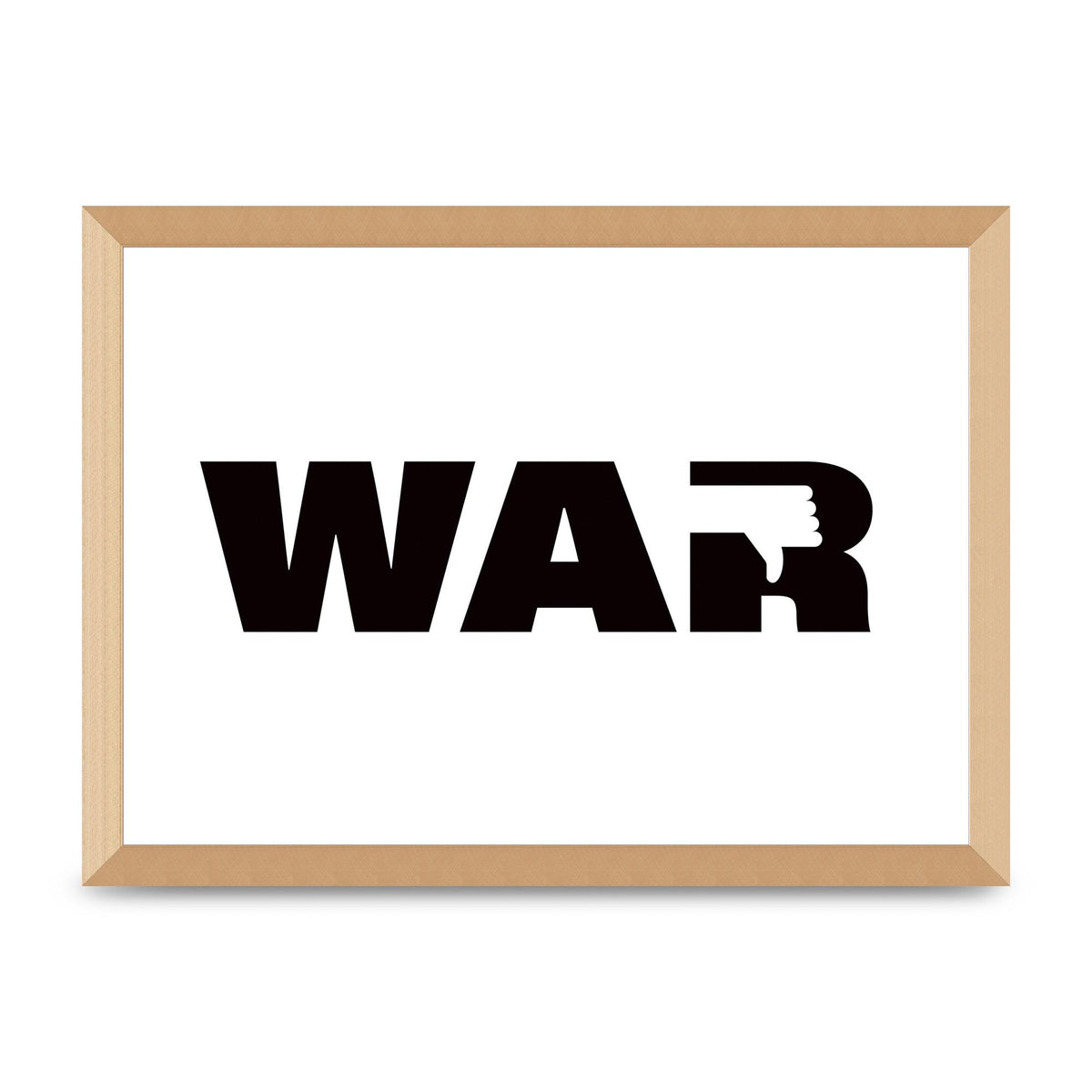 War" Art For The Home - A3 framed