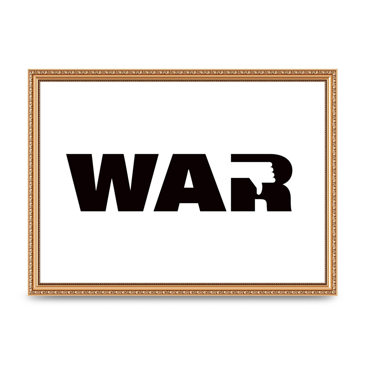 War" Art For The Home - A3 framed
