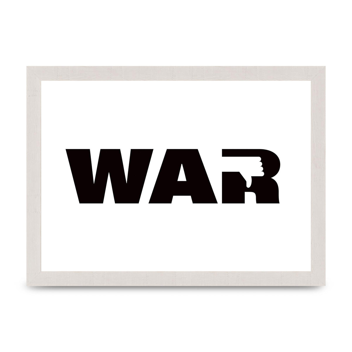 War" Art For The Home - A4 framed