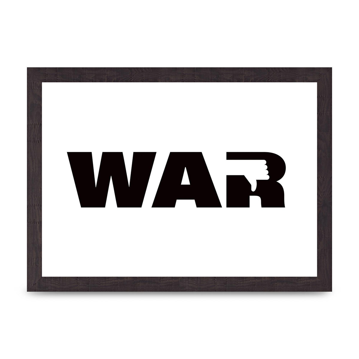 War" Art For The Home - A4 framed