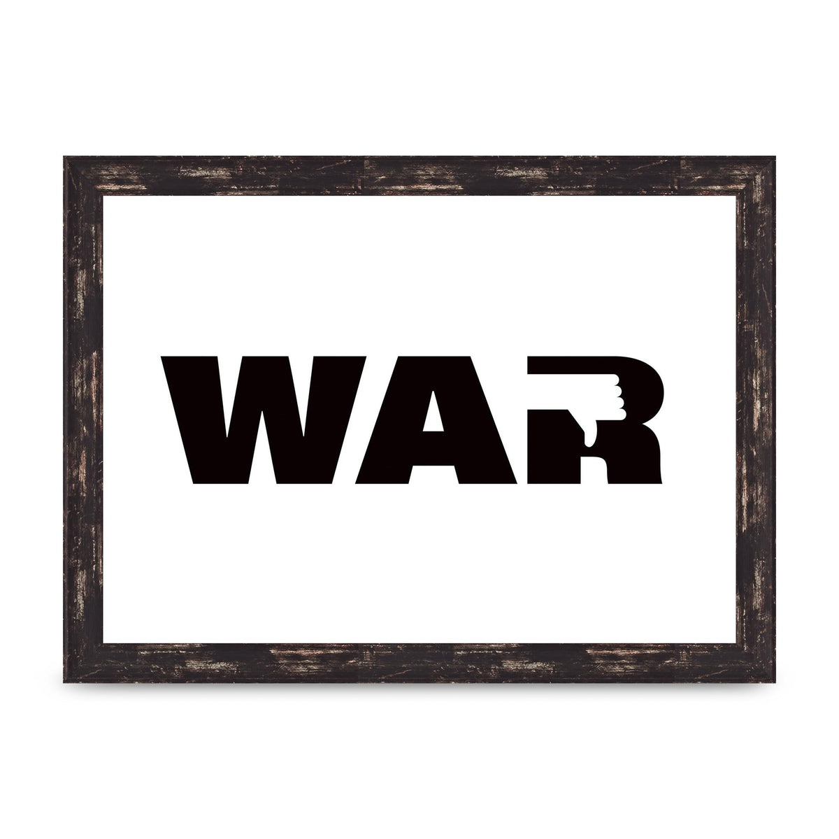 War" Art For The Home - A4 framed