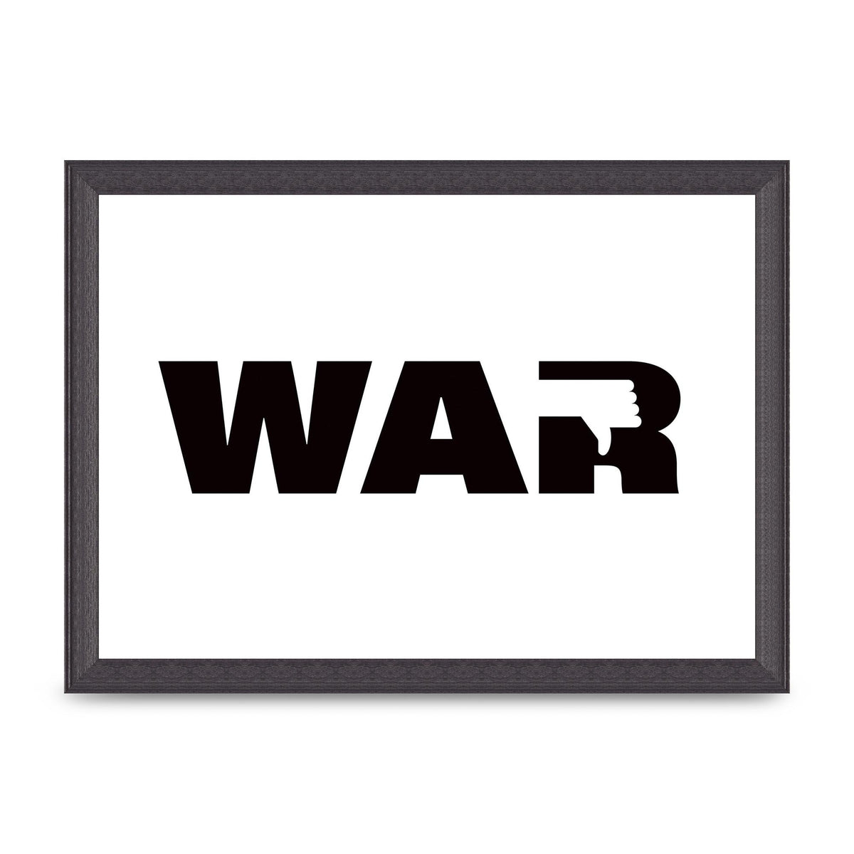 War" Art For The Home - A4 framed