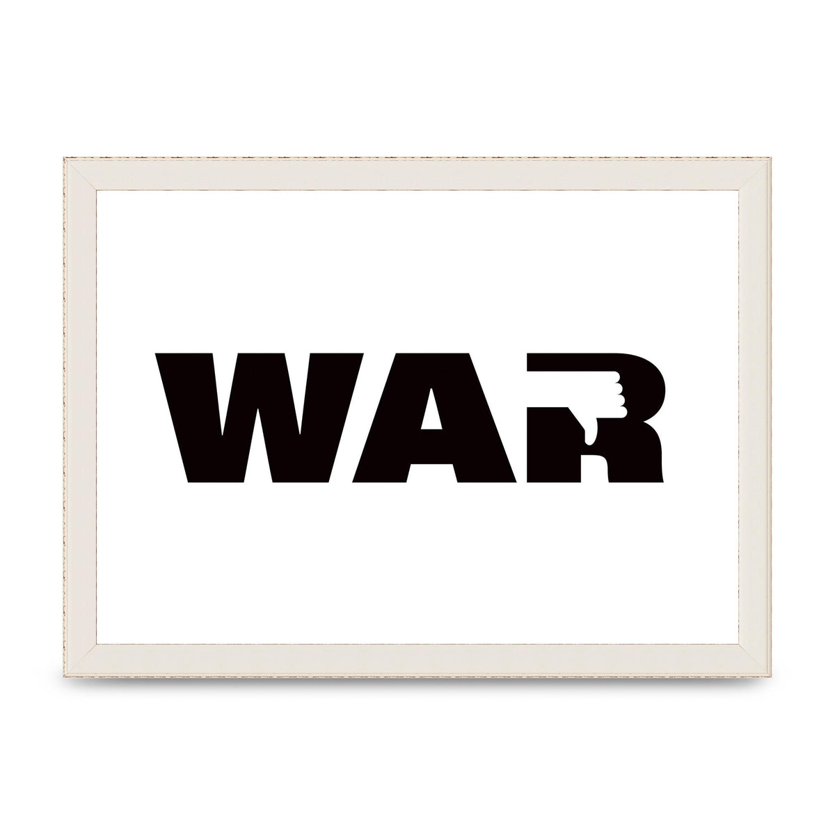 War" Art For The Home - A4 framed