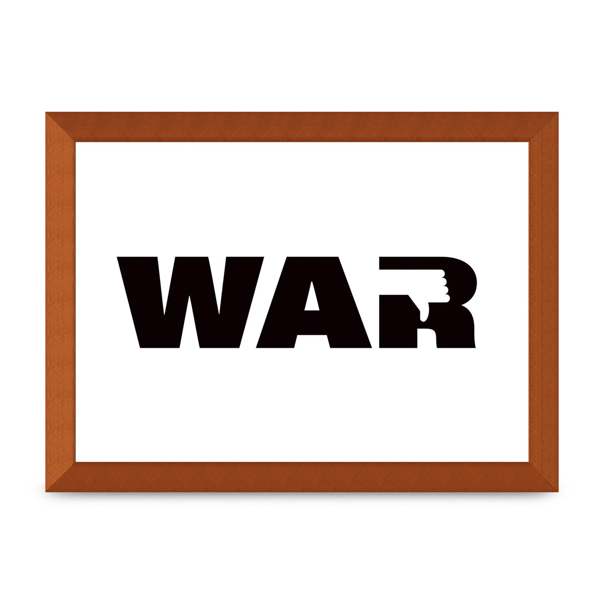 War" Art For The Home - A4 framed