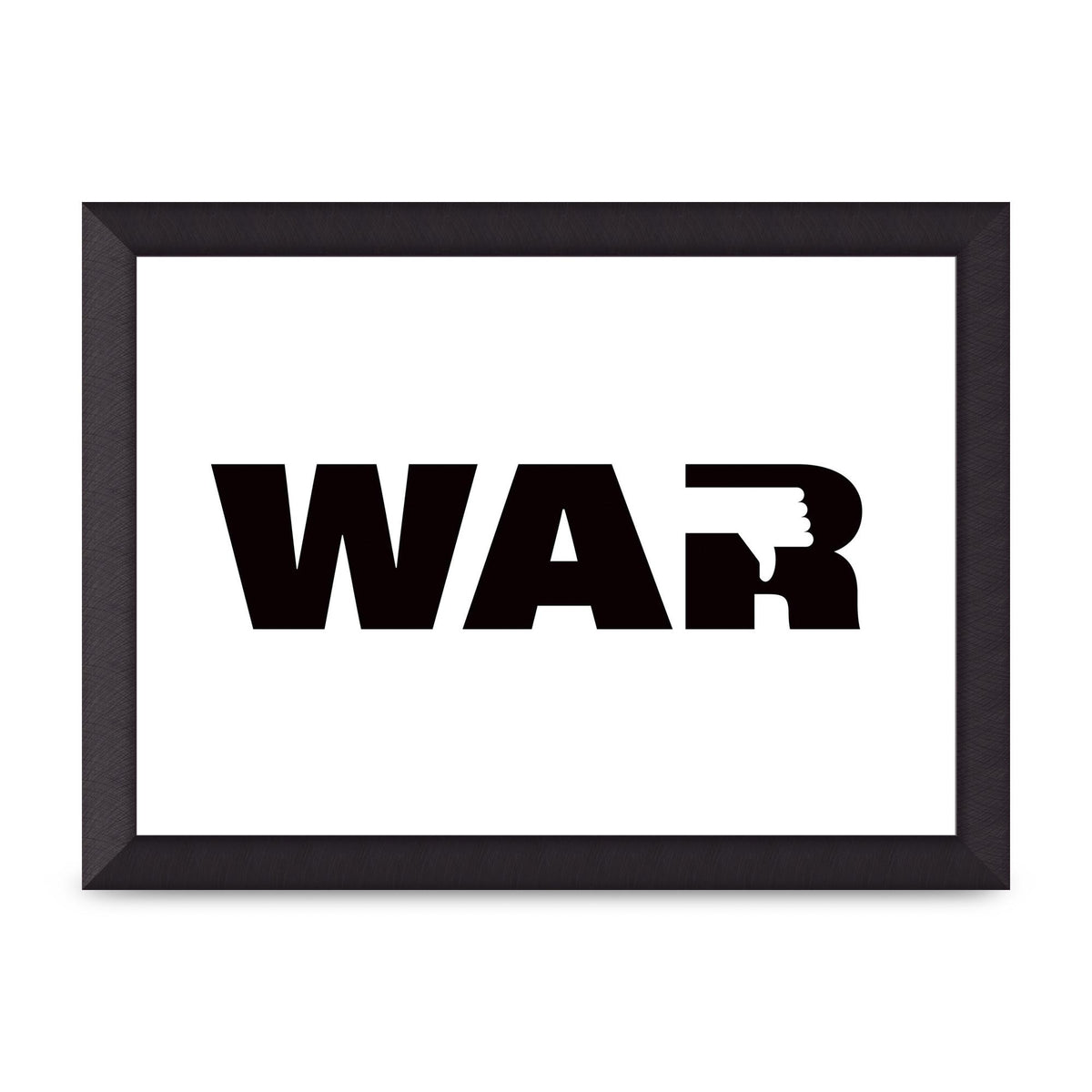 War" Art For The Home - A4 framed