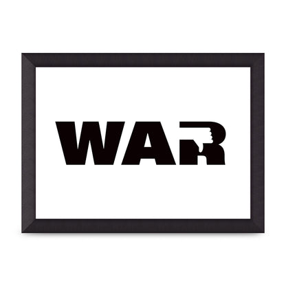 War" Art For The Home - A4 framed