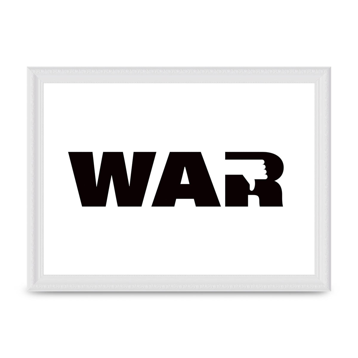 War" Art For The Home - A4 framed