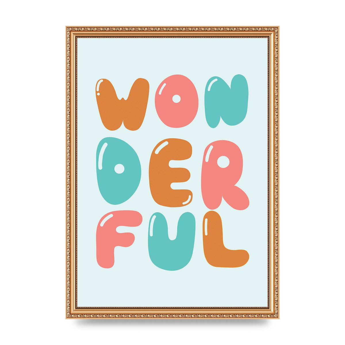 Wonderful" Art For The Home - A3 framed