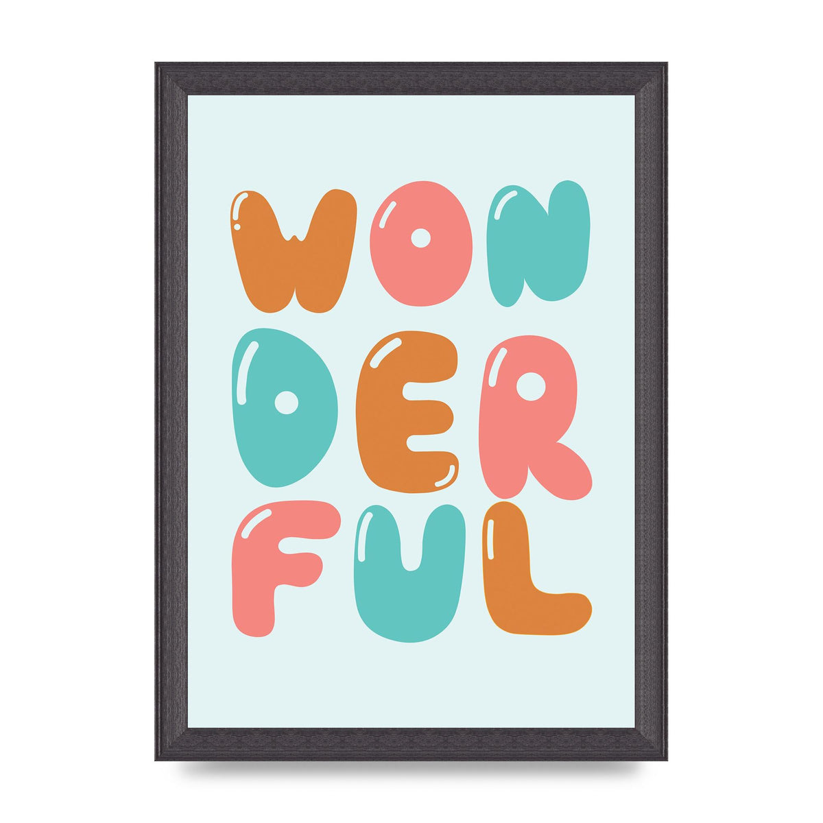 Wonderful" Art For The Home - A4 framed