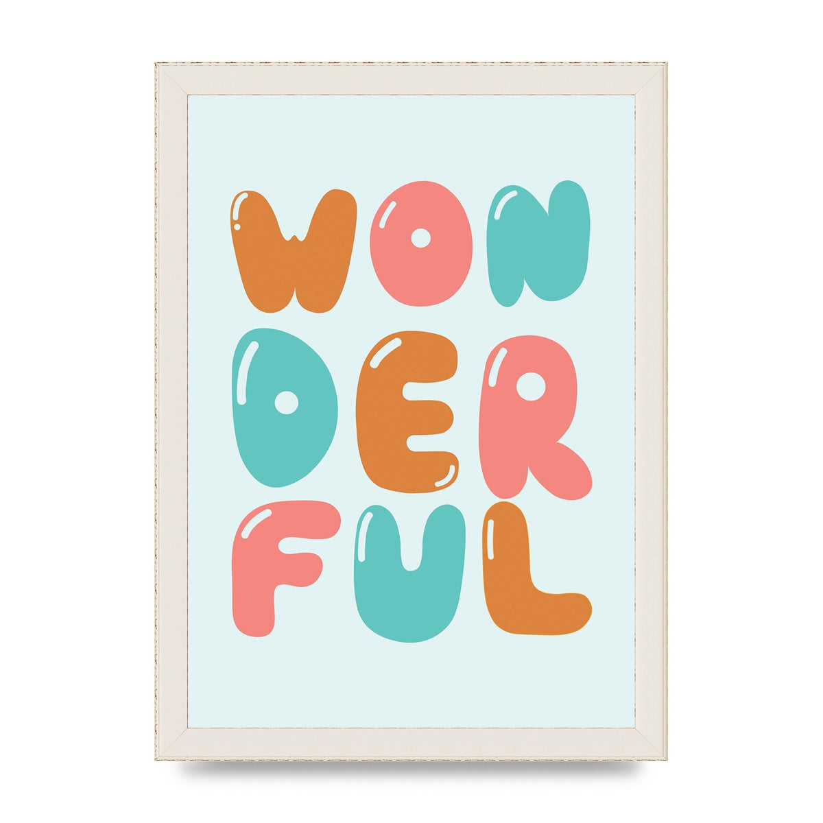 Wonderful" Art For The Home - A4 framed