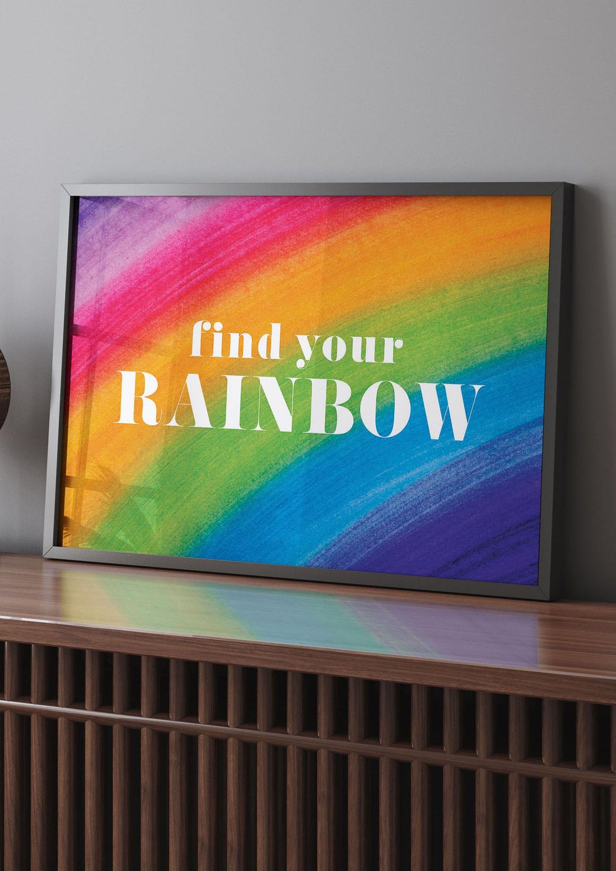 Find Your Rainbow" Art For The Home - landscape hall 1