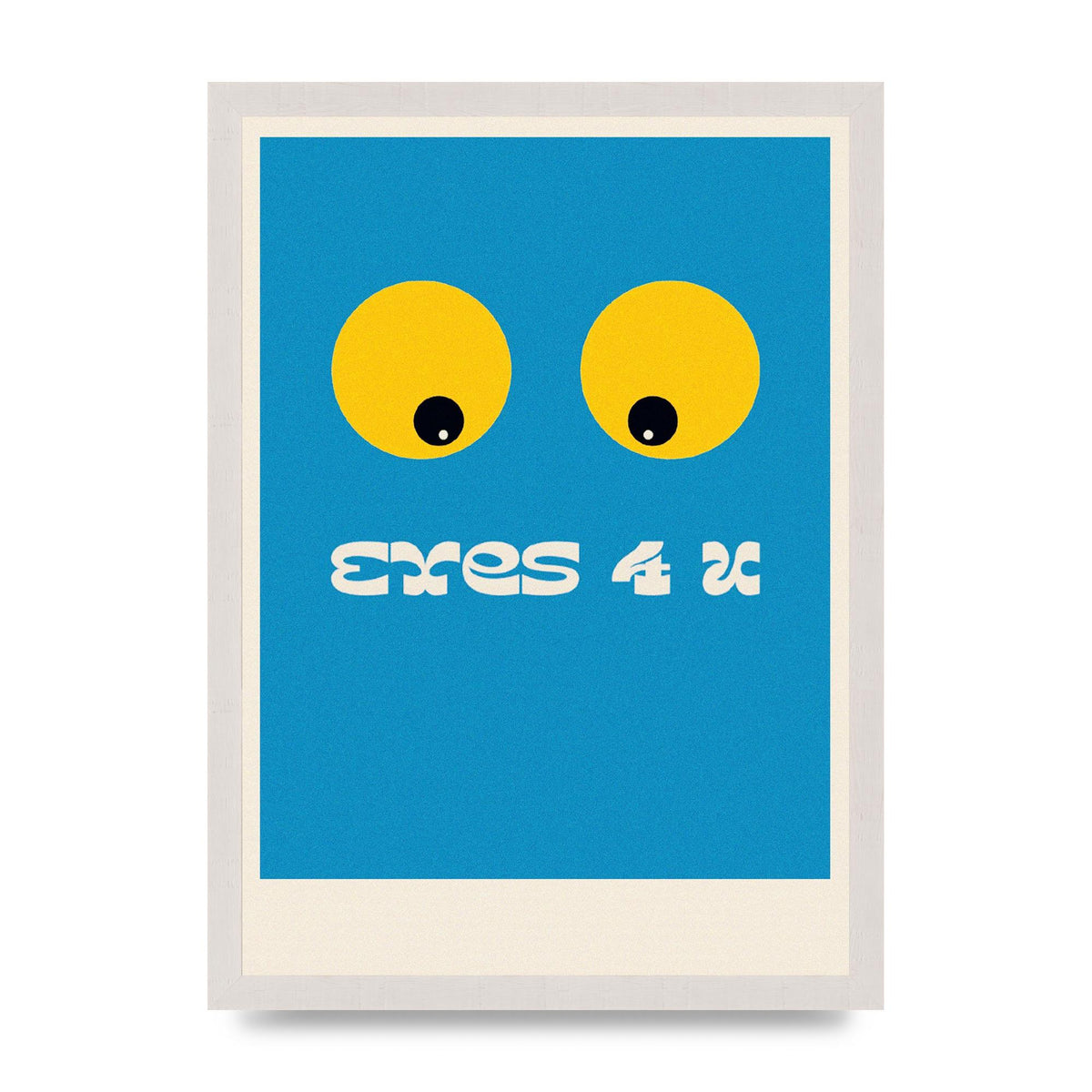 Eyes 4 U Cartoon 80's Game Style Retro Art For The Home - A3 framed
