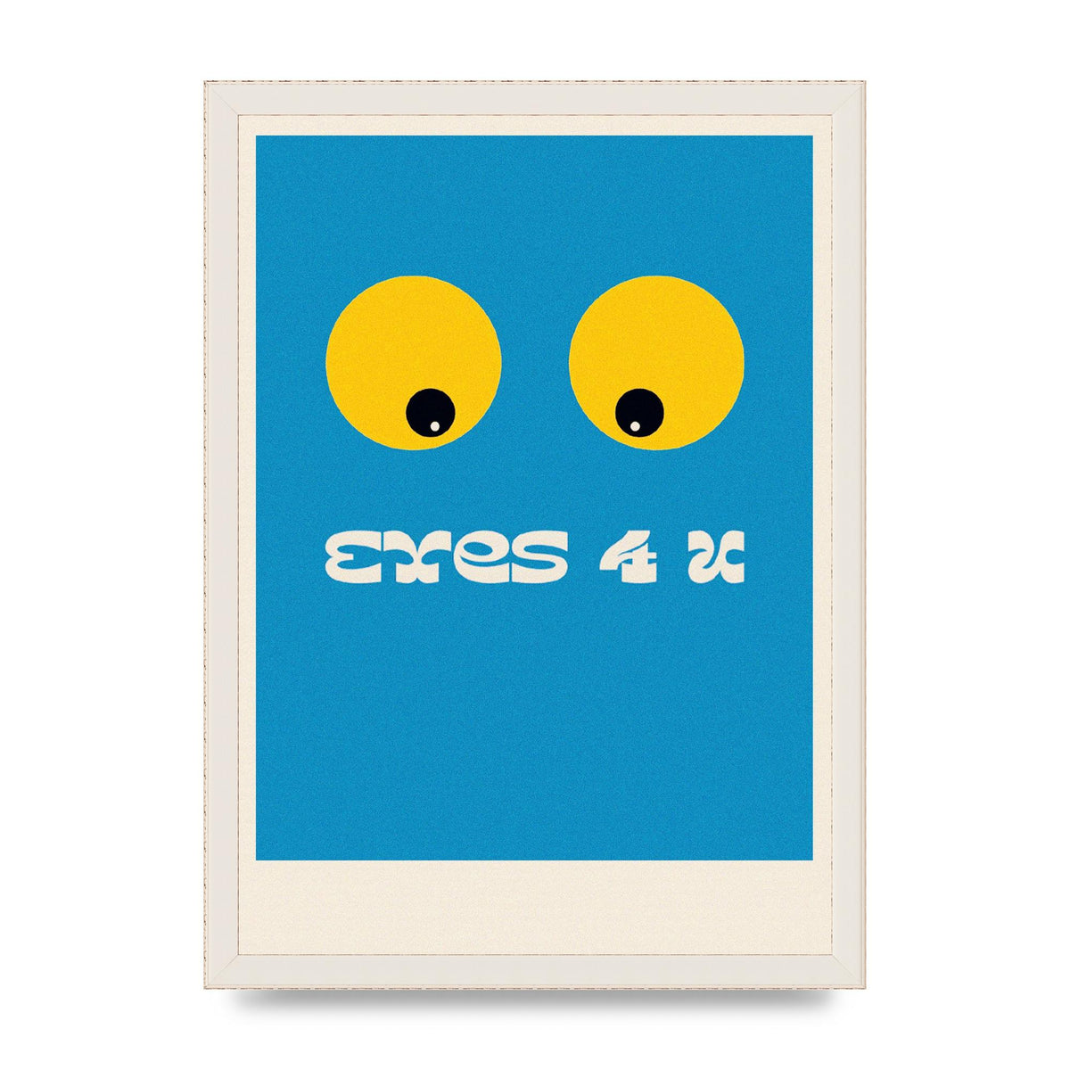 Eyes 4 U Cartoon 80's Game Style Retro Art For The Home - A3 framed