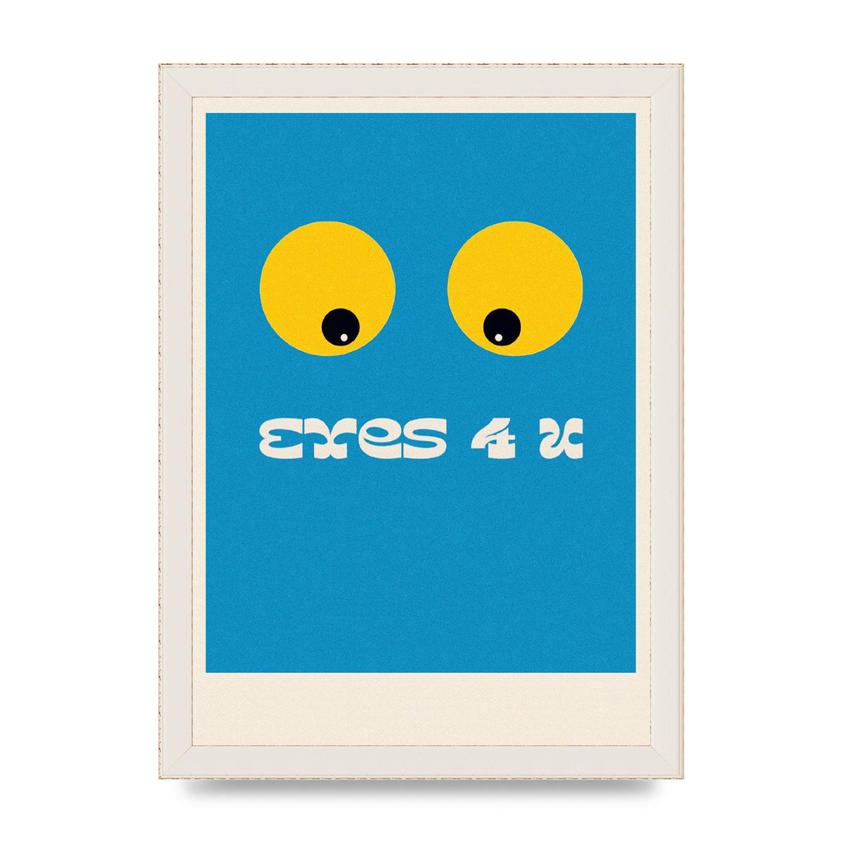 Eyes 4 U Cartoon 80's Game Style Retro Art For The Home - A4 framed