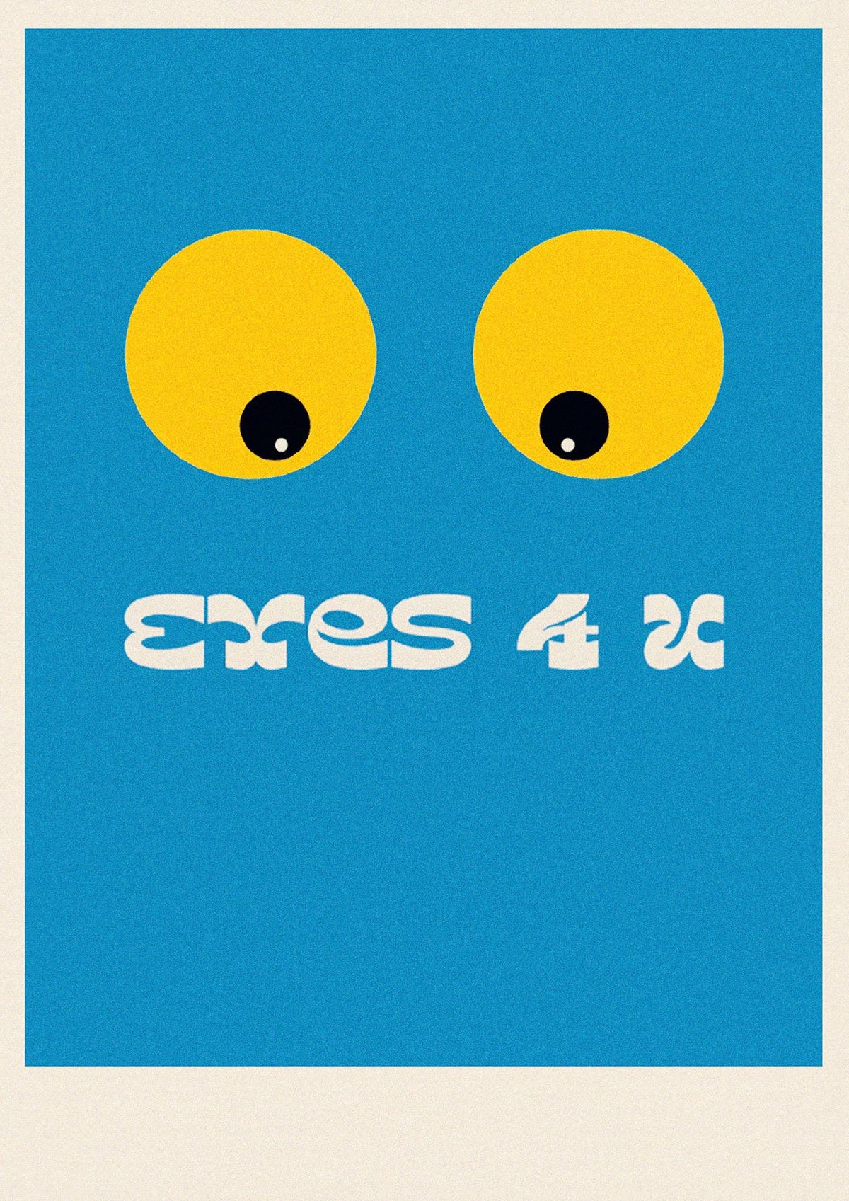 Eyes 4 U Cartoon 80's Game Style Retro Art For The Home - detail