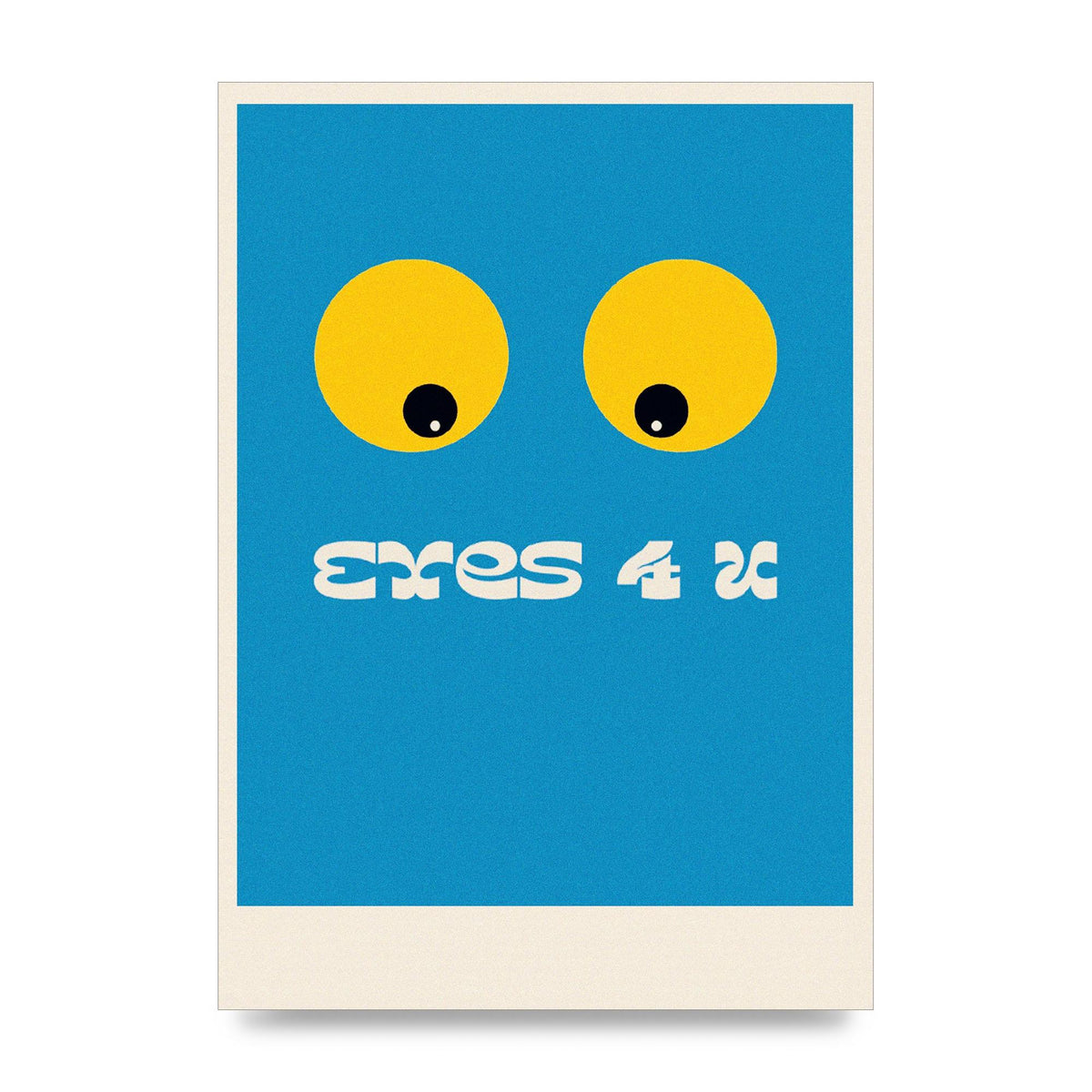 Eyes 4 U Cartoon 80's Game Style Retro Art For The Home - unframed print