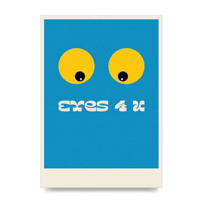 Eyes 4 U Cartoon 80's Game Style Retro Art For The Home - unframed print