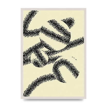 Abstract Line Spray Art For The Home - A2 framed