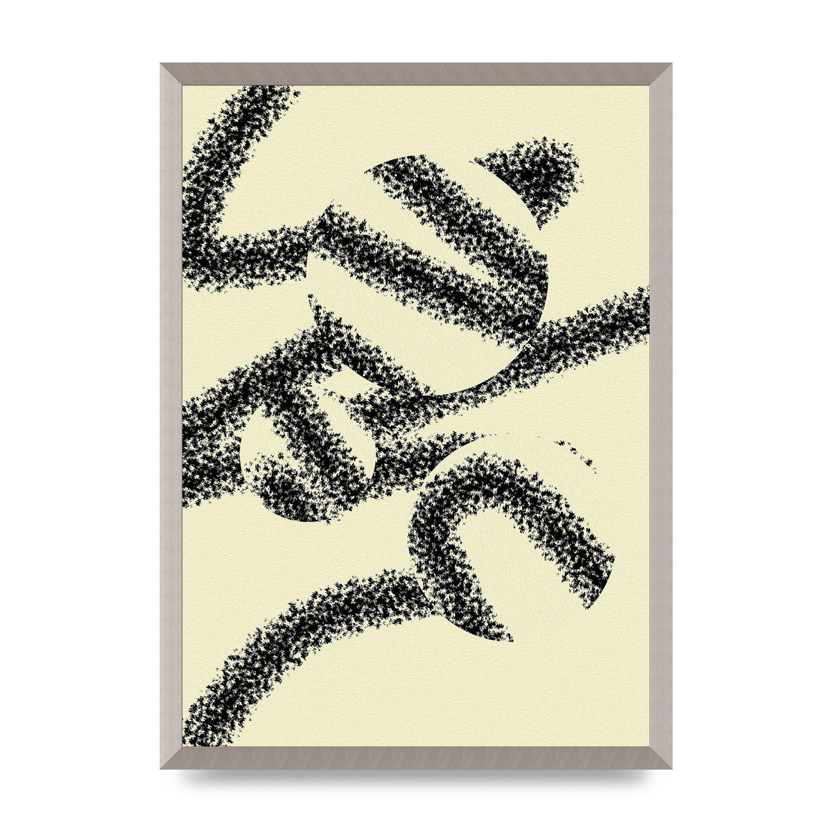 Abstract Line Spray Art For The Home - A2 framed