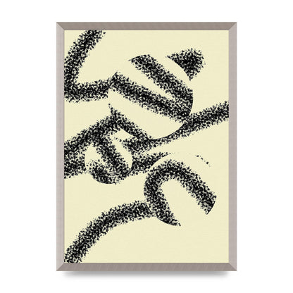 Abstract Line Spray Art For The Home - A2 framed