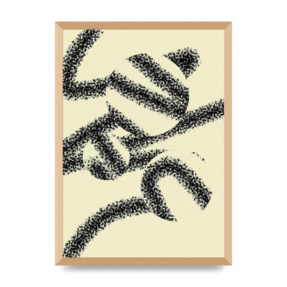 Abstract Line Spray Art For The Home - A2 framed