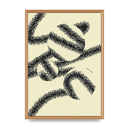 Abstract Line Spray Art For The Home - A2 framed