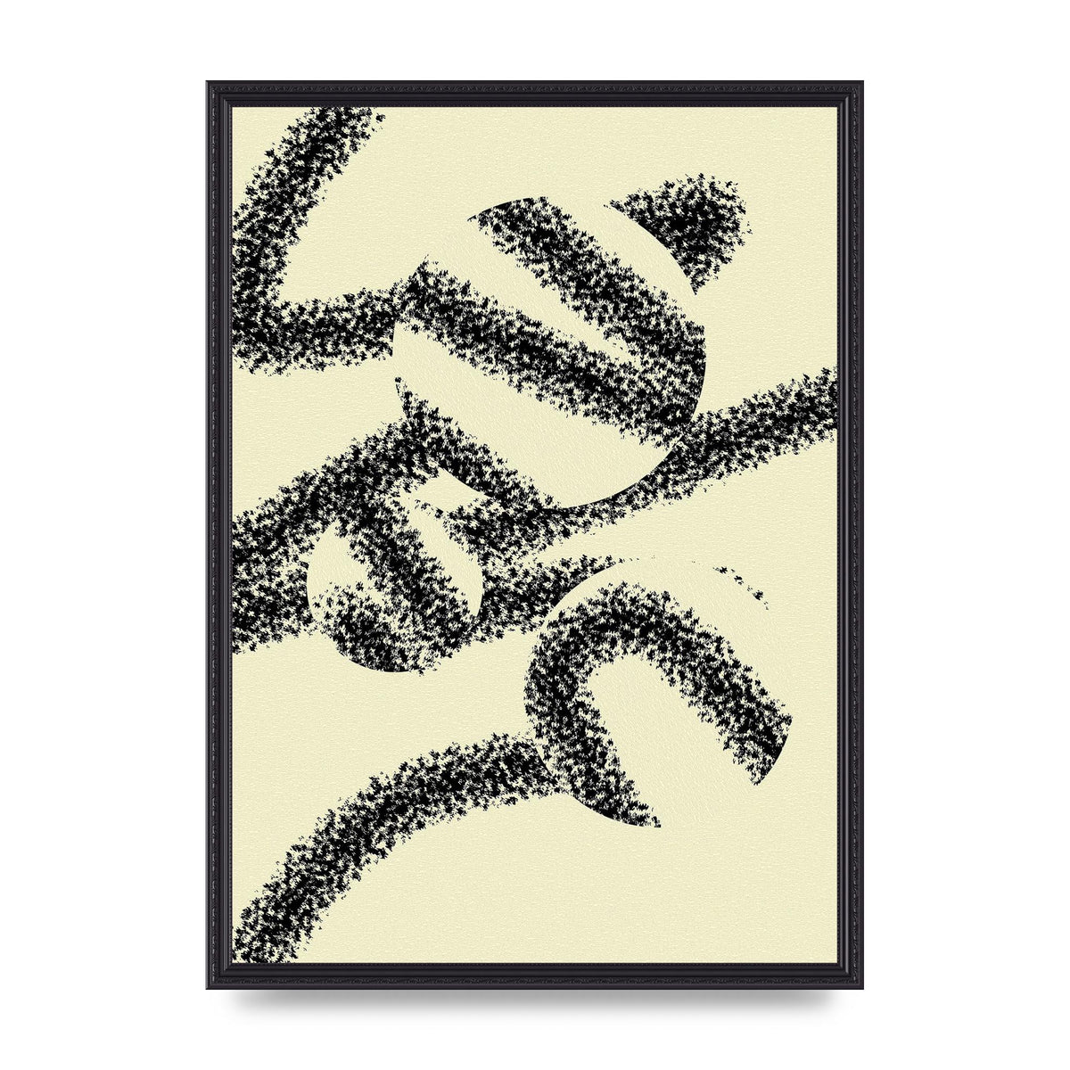 Abstract Line Spray Art For The Home - A2 framed
