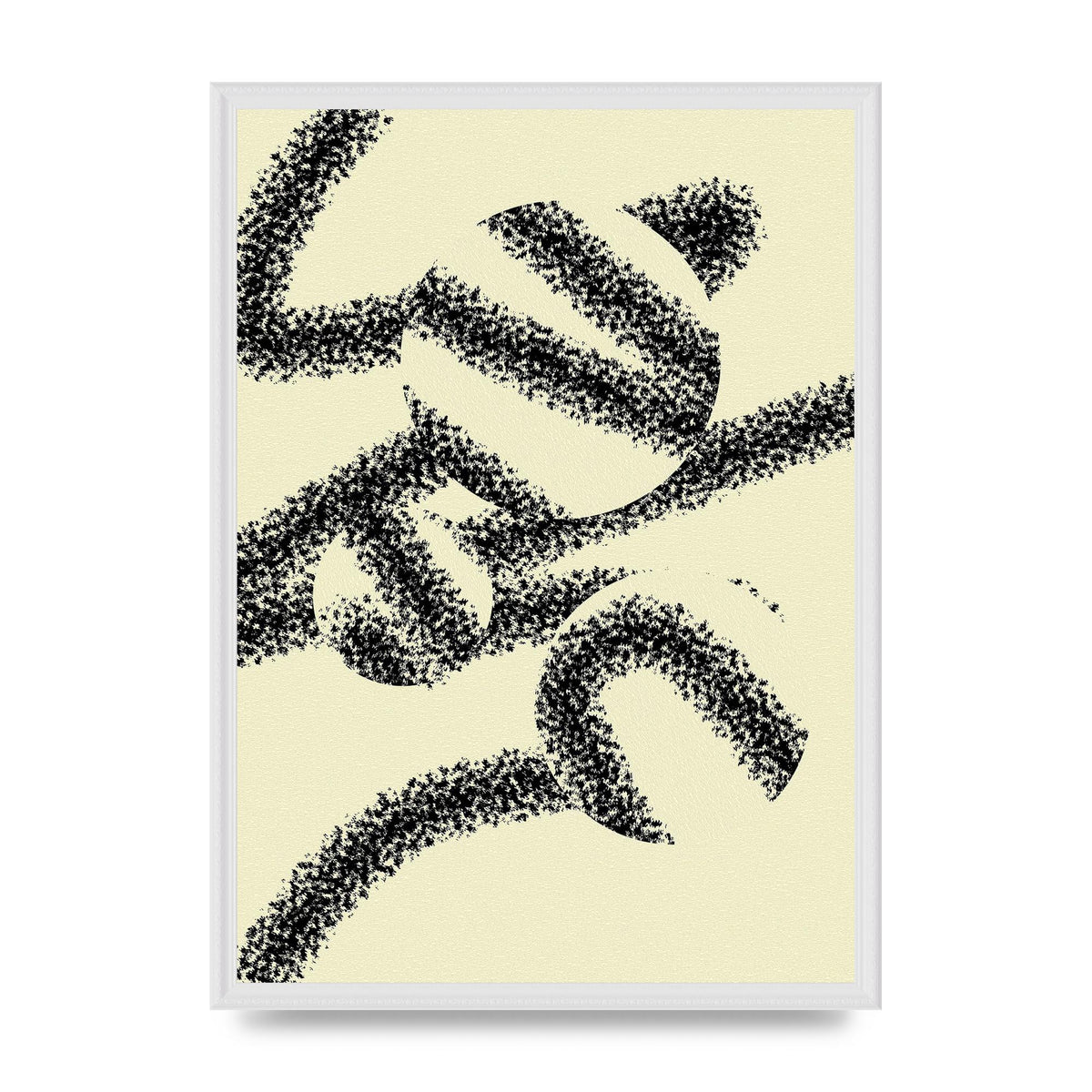 Abstract Line Spray Art For The Home - A2 framed