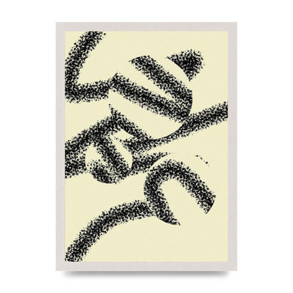 Abstract Line Spray Art For The Home - A3 framed