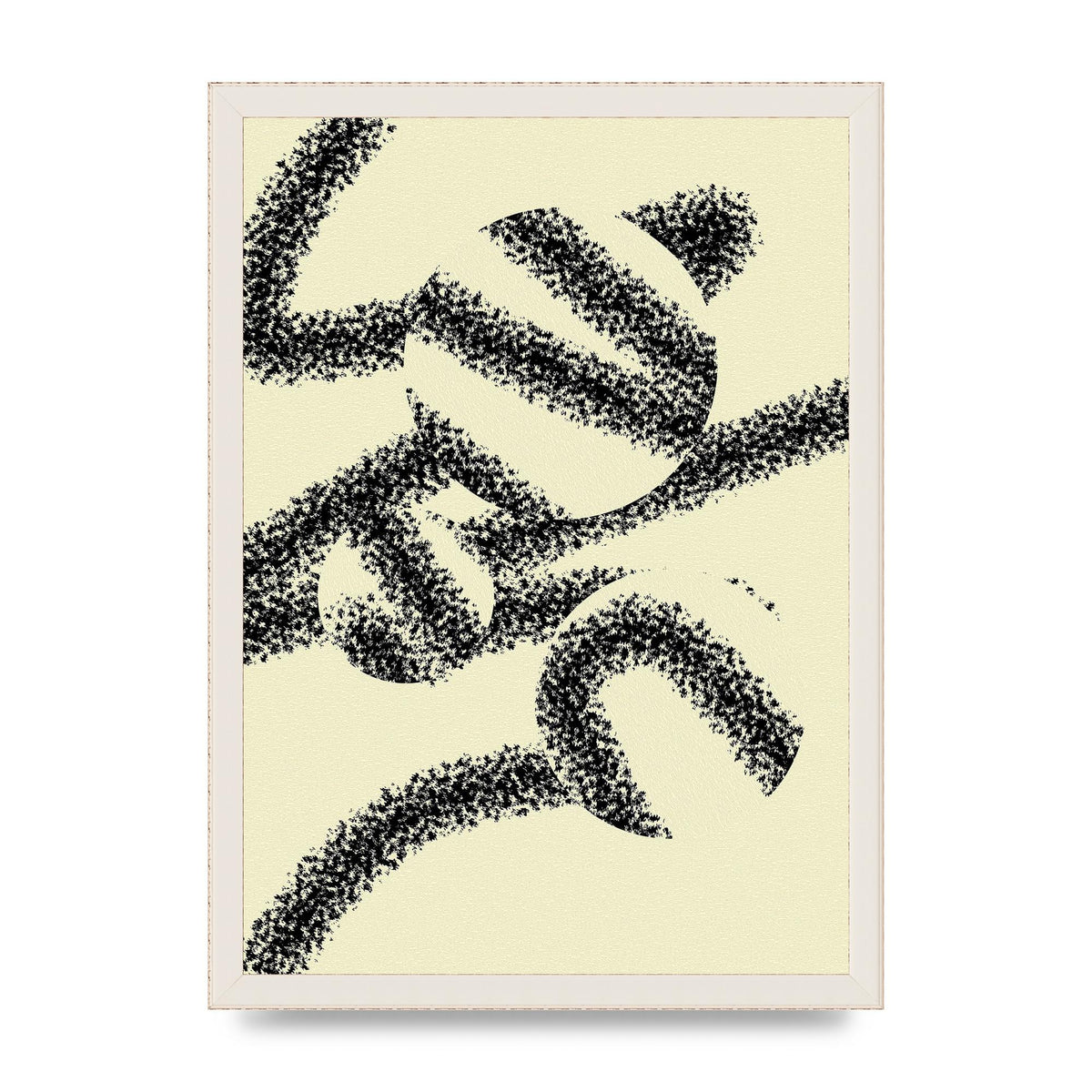Abstract Line Spray Art For The Home - A3 framed
