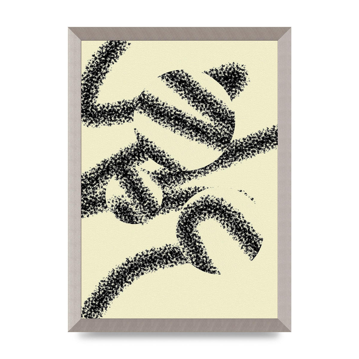 Abstract Line Spray Art For The Home - A3 framed