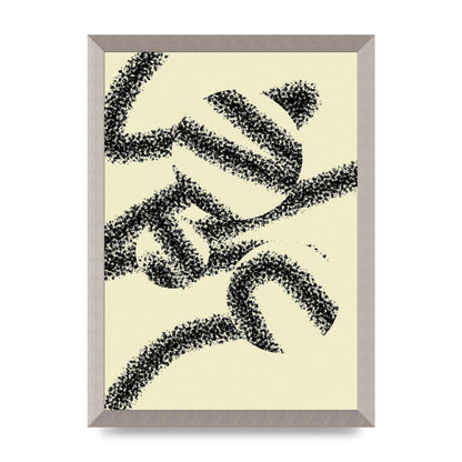 Abstract Line Spray Art For The Home - A3 framed