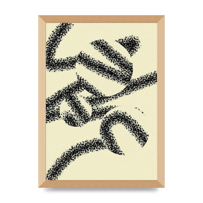 Abstract Line Spray Art For The Home - A3 framed