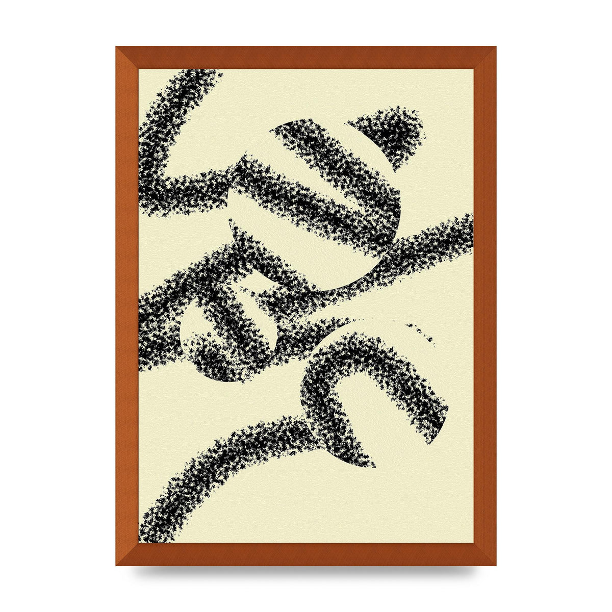Abstract Line Spray Art For The Home - A3 framed