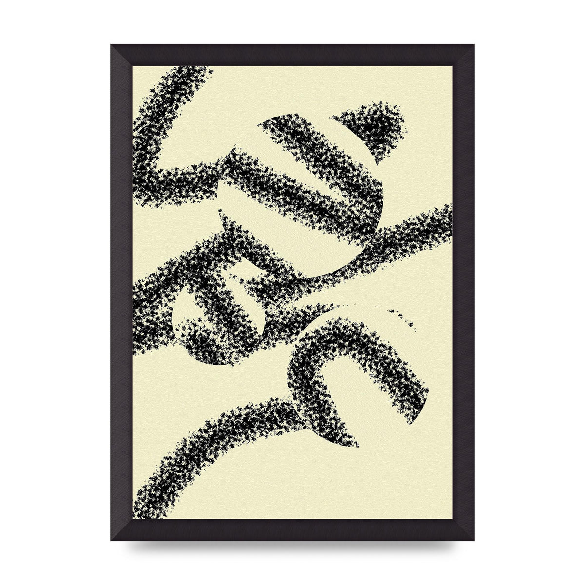 Abstract Line Spray Art For The Home - A3 framed