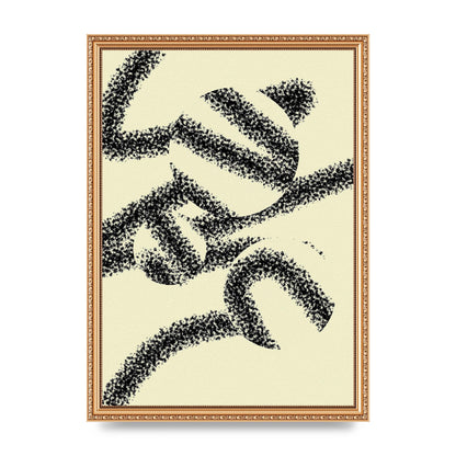 Abstract Line Spray Art For The Home - A3 framed
