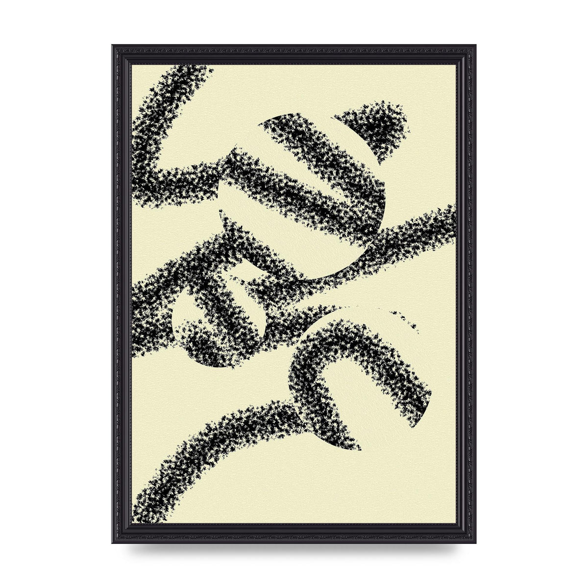 Abstract Line Spray Art For The Home - A3 framed