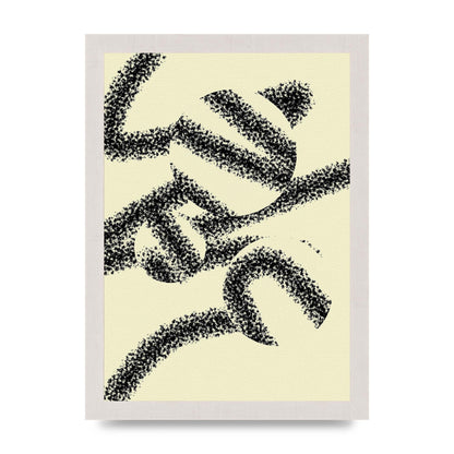 Abstract Line Spray Art For The Home - A4 framed
