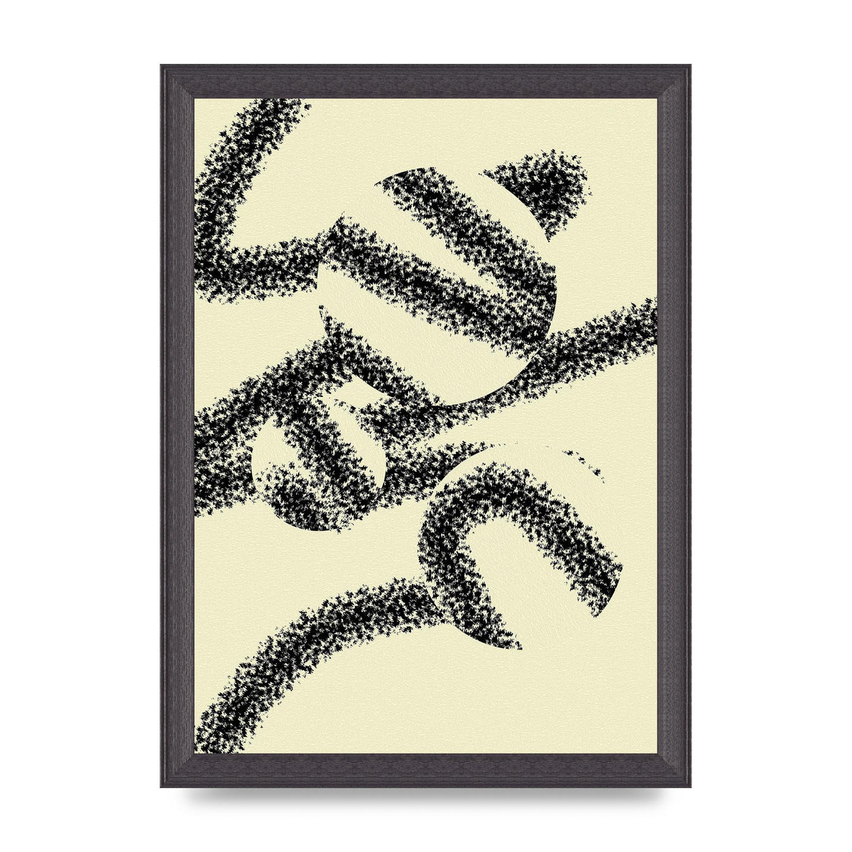 Abstract Line Spray Art For The Home - A4 framed
