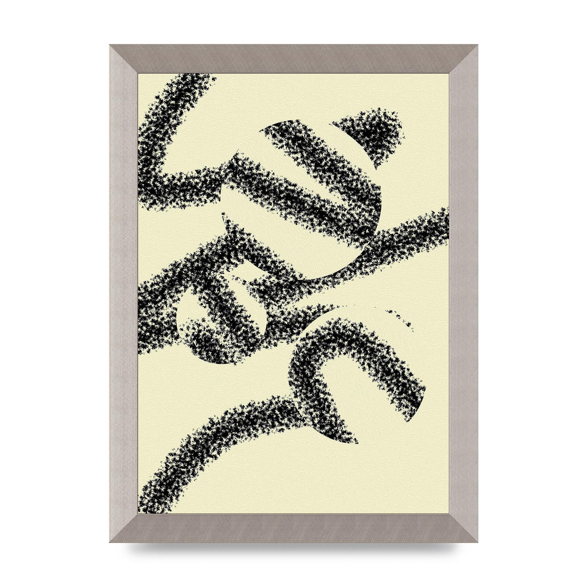 Abstract Line Spray Art For The Home - A4 framed