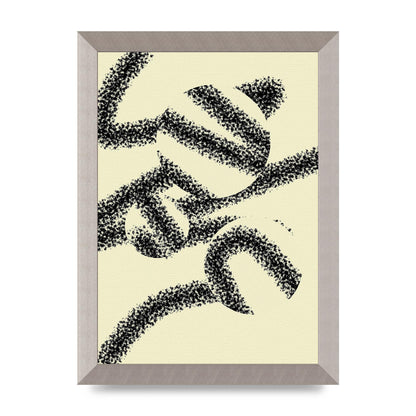 Abstract Line Spray Art For The Home - A4 framed
