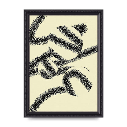 Abstract Line Spray Art For The Home - A4 framed