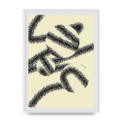 Abstract Line Spray Art For The Home - A4 framed