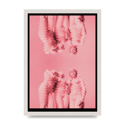Ripple Statues Pink Trippy Wall Art - A3 framed