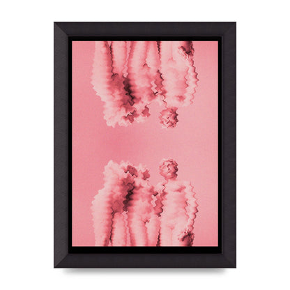 Ripple Statues Pink Trippy Wall Art - A4 framed
