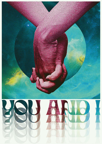 You And I Lofi Tropical Art For The Home - detail